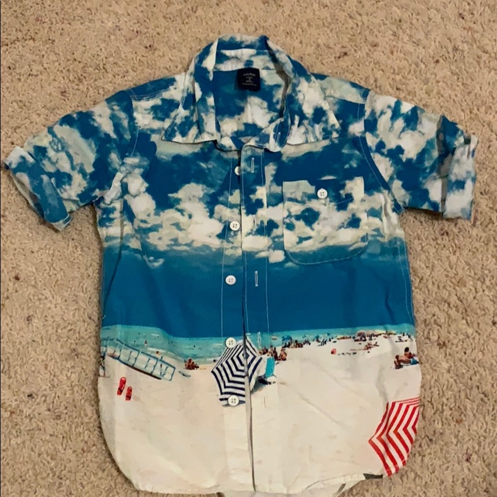 Bottom down shirt for kids